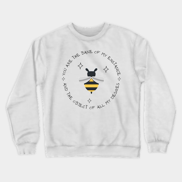 Bee monologue Crewneck Sweatshirt by Lsutton4